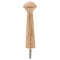 Oak Wooden Shaker Pegs with Screws 3", Unfinished for DIY Hanging |Woodpeckers